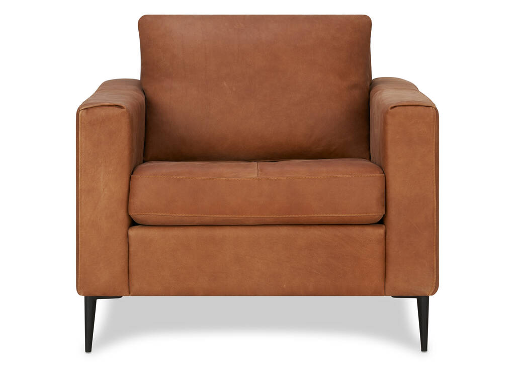 Lucca Custom Leather Armchair