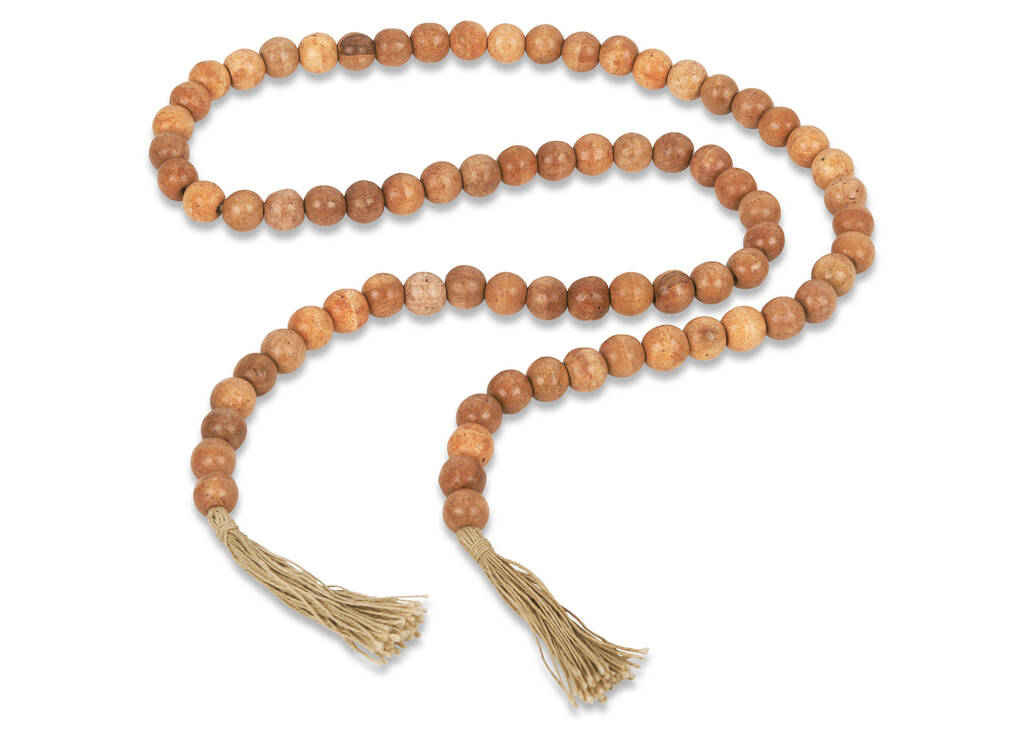 Nyla Wood Beads Natural