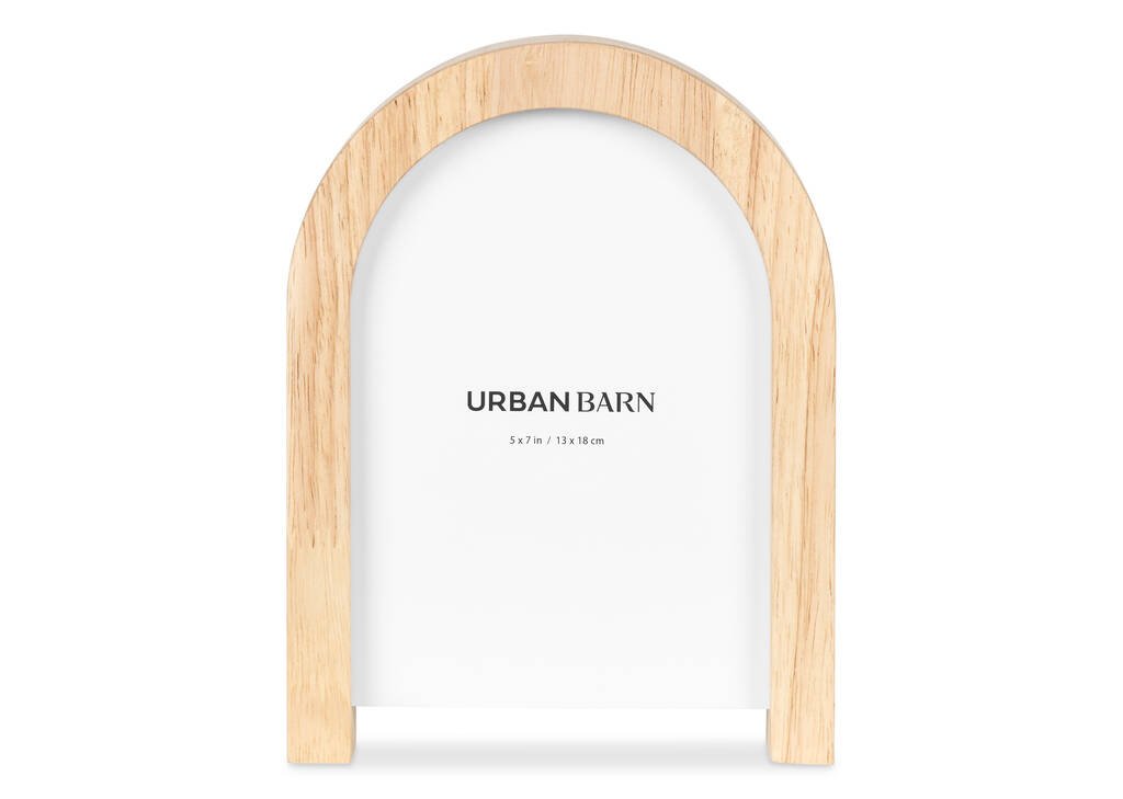 Villa Arch Frame 5x7 Natural