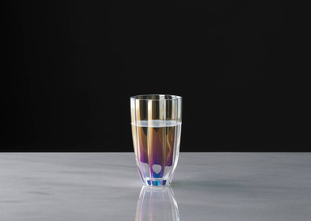 Phoebe Highball Glass Iridescent