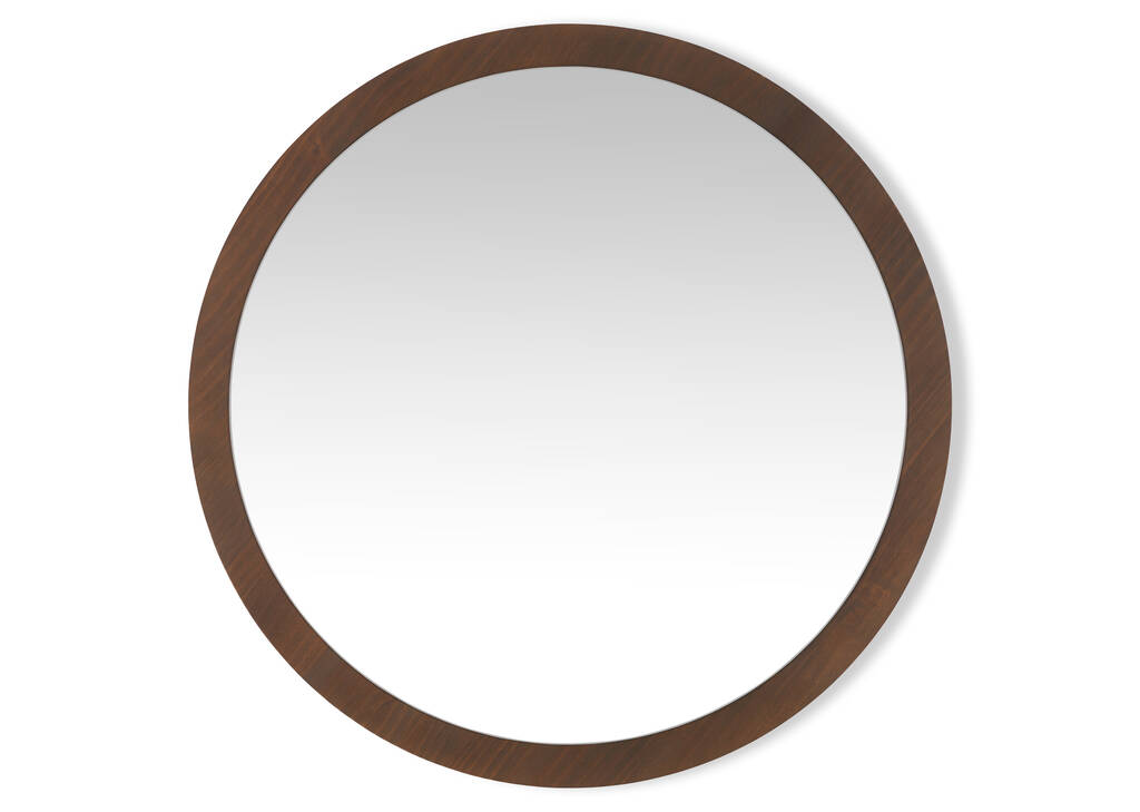 Keir Wall Mirror Walnut