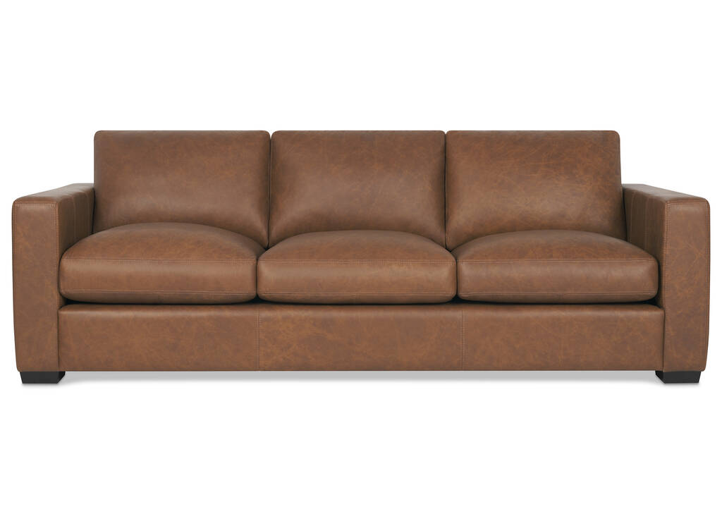 Brewer Leather Sofa -Piper Rye