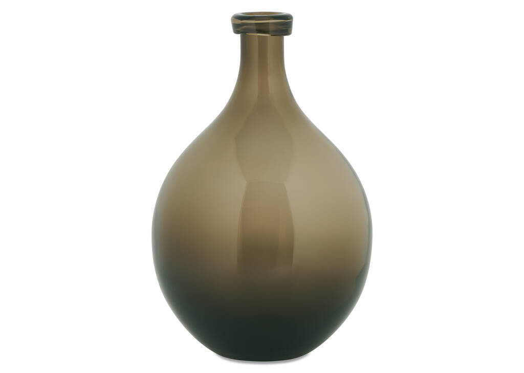 Burnett Vase Short Brown