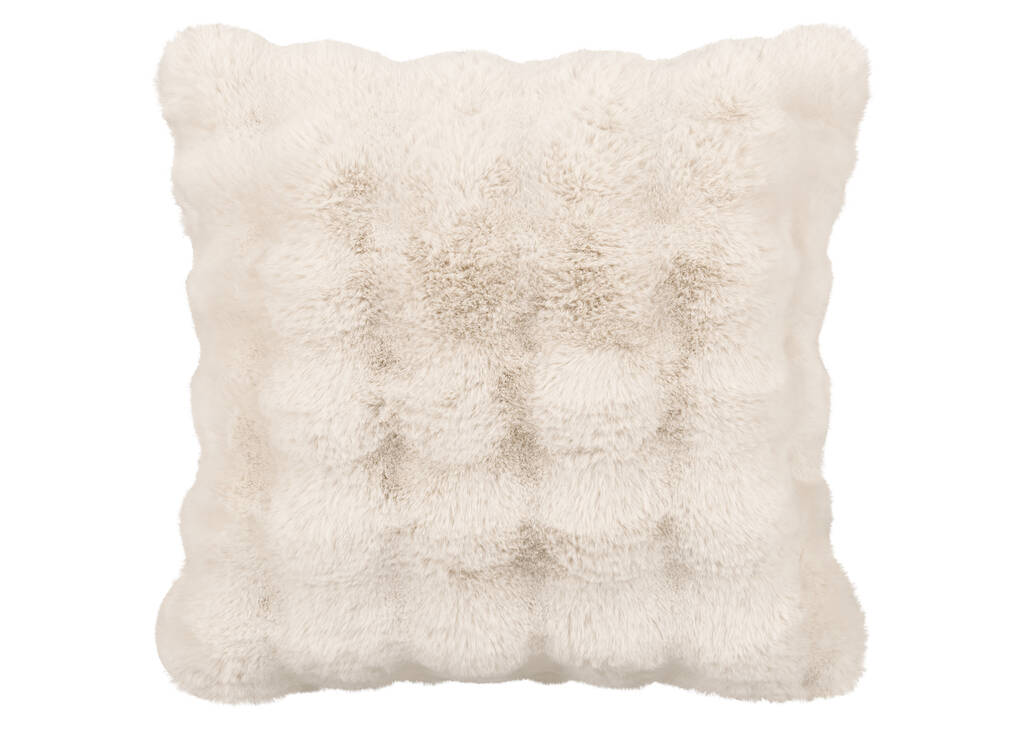 Zoey Faux Fur PIllow 20x20 Oyster
