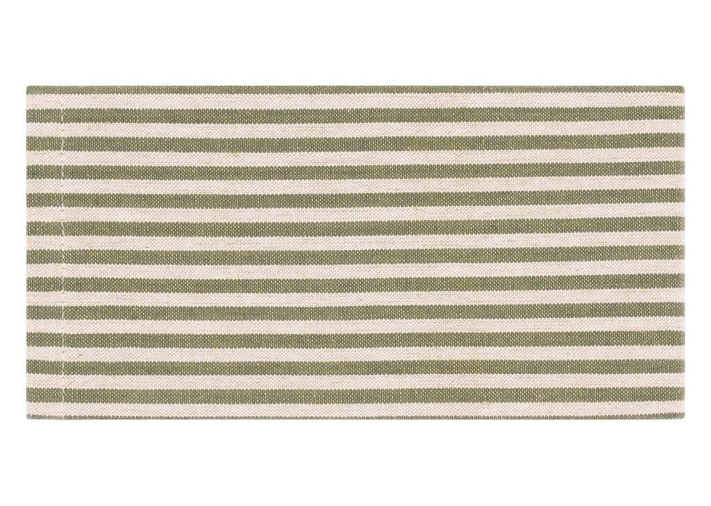 Audley Striped Napkins Set of 6 Green/Be