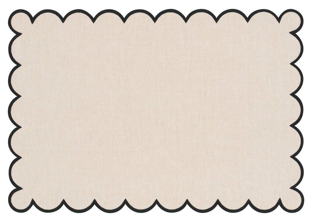 Lark Placemat Natural/Black
