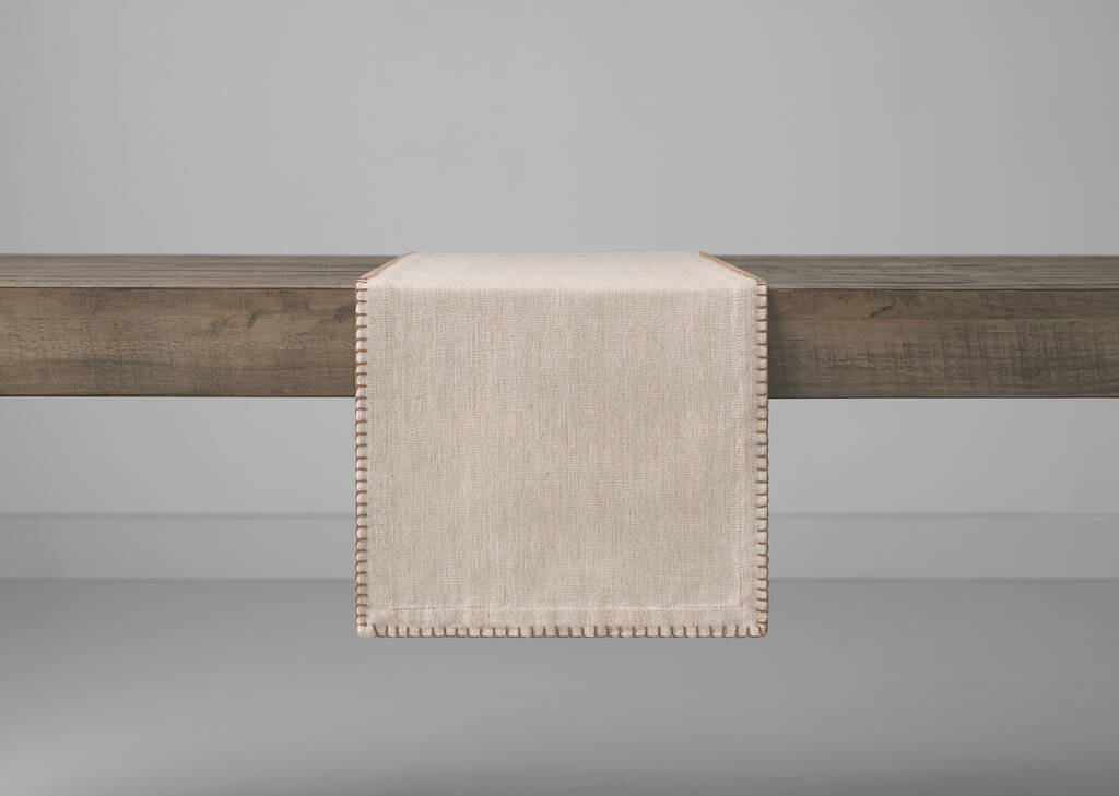 Aria Table Runner Mushroom