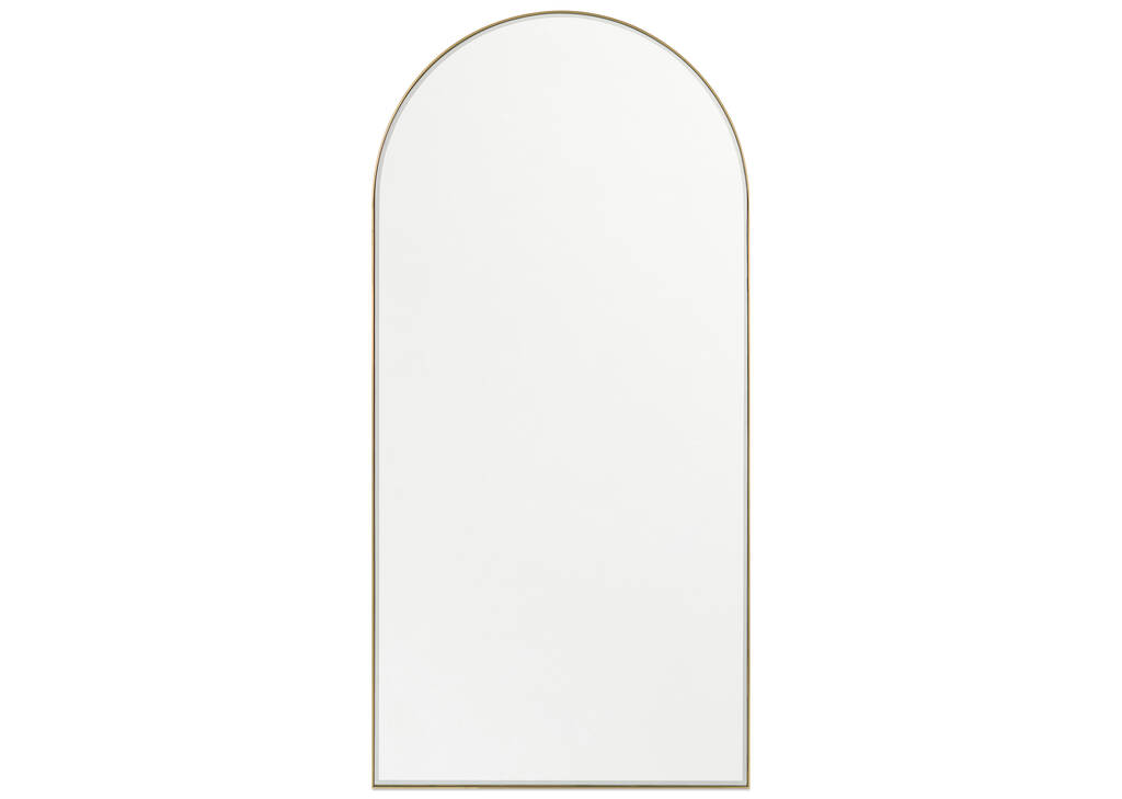 Erika Arched Leaner Mirror Brass