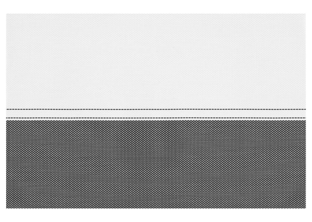 Tennyson Placemat White/Black