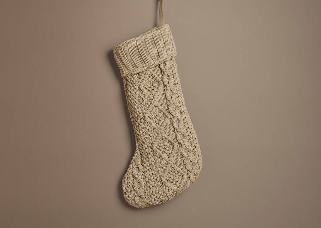 Myles Knit Stocking Natural