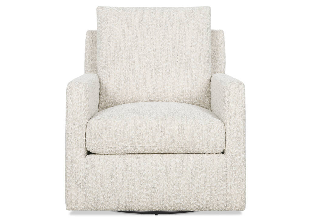 Sadie Swivel Armchair -Zell Pearl