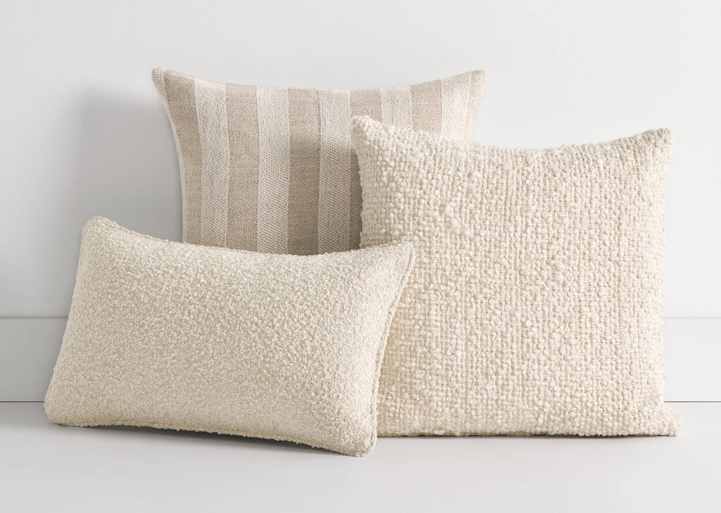 Fresh Cream Pillow Set