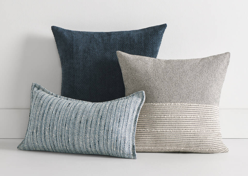 Blue Overalls Pillow Set